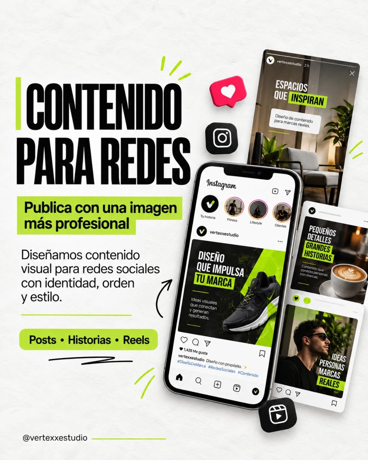 Muestra de contenido para redes sociales